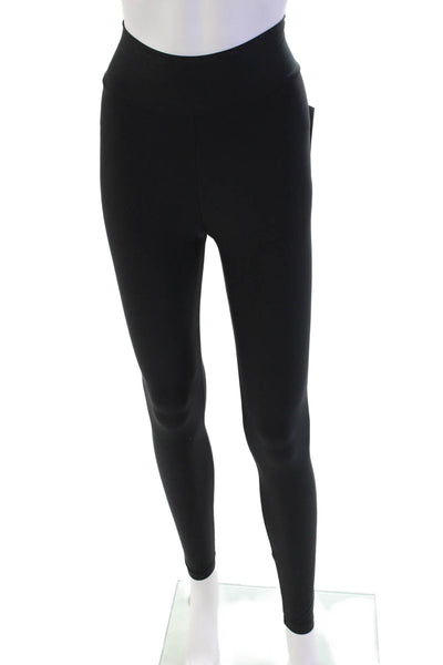 Plush Womens Ultra-soft Lightweight Full Length Leggings - Black Size XS