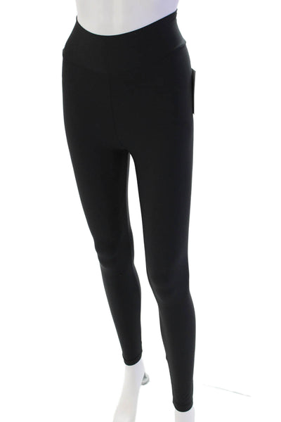 Plush Womens Ultra-soft Lightweight Full Length Leggings - Black Size XS
