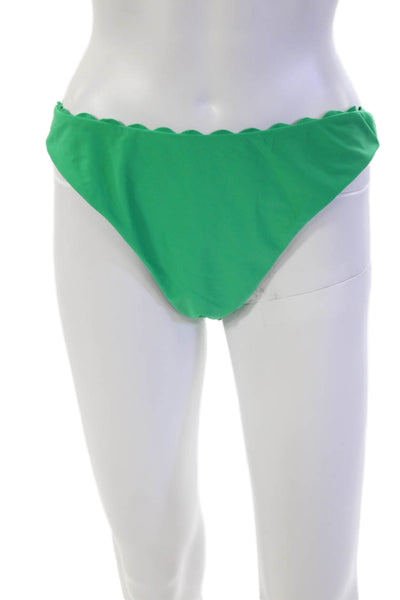 Ramy Brook Womens Amani Bikini Bottoms - Palm Green Size XL