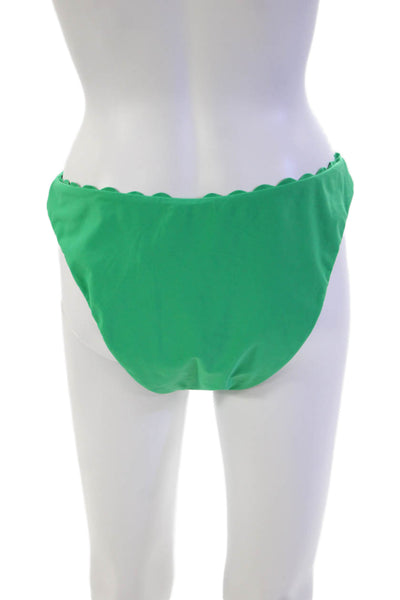 Ramy Brook Womens Amani Bikini Bottoms - Palm Green Size XL