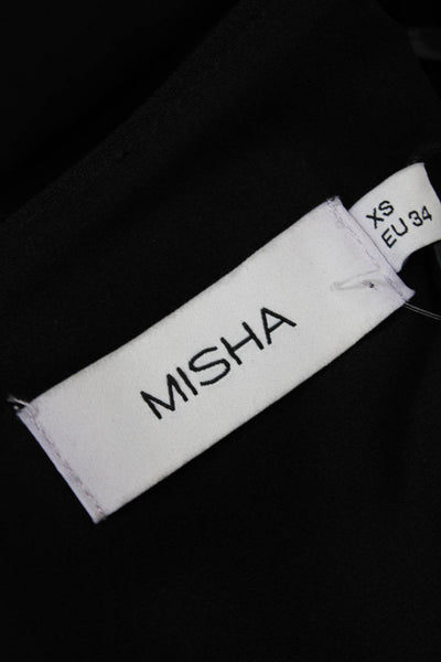 MISHA Womens Hazel Dress - Black Size XS