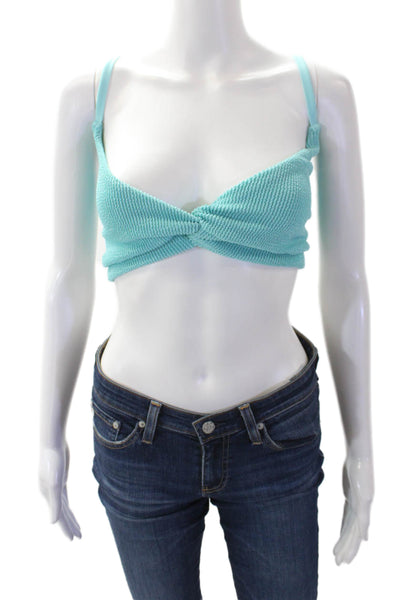 Good American Womens Always Fits Twist Swim Top - Pool005 Size 3XL
