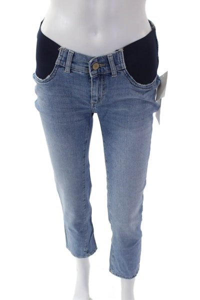 DL1961 Womens Patti Straight Maternity Ankle Jeans - Reef Size 23