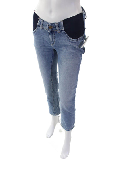 DL1961 Womens Patti Straight Maternity Ankle Jeans - Reef Size 23