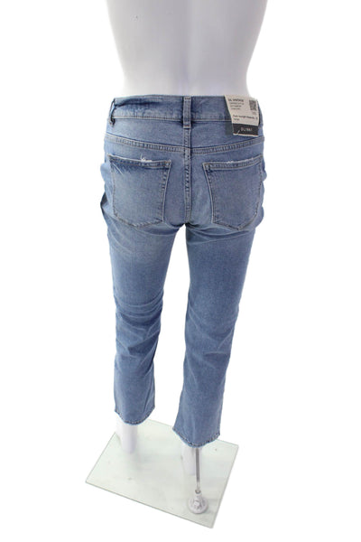 DL1961 Womens Patti Straight Maternity Ankle Jeans - Reef Size 23