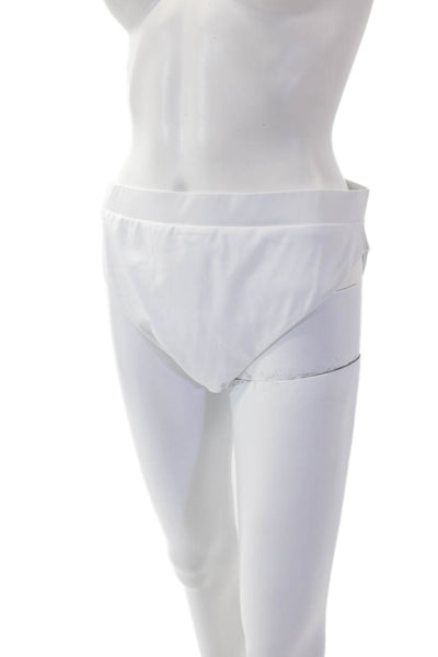 Dur Doux Womens White Shell Bikini Bottoms - White Size XL