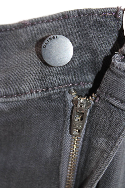 DL1961 Womens Emma Skinny Maternity Instasculpt Jeans - Overcast Size 32