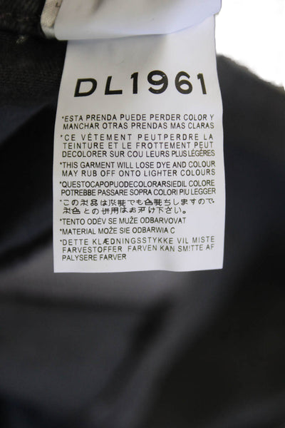DL1961 Womens Emma Skinny Maternity Instasculpt Jeans - Overcast Size 32