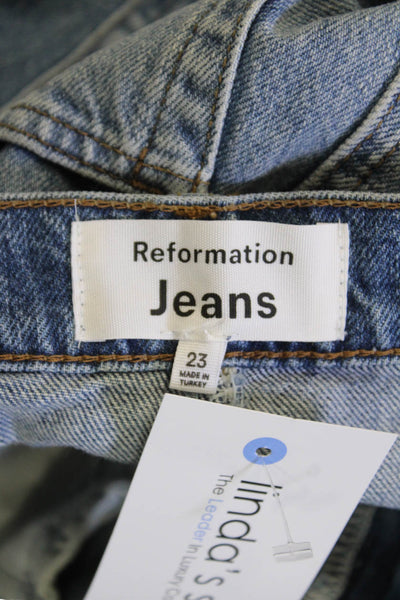 Reformation Womens Tazz Maxi Denim Skirt - Hemlock Size 23