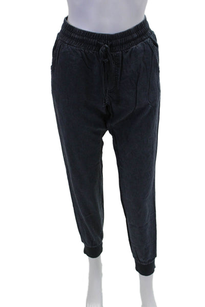 Splendid Womens Drawstring Waist Pocketed Casual Pants Dark Blue Size XS