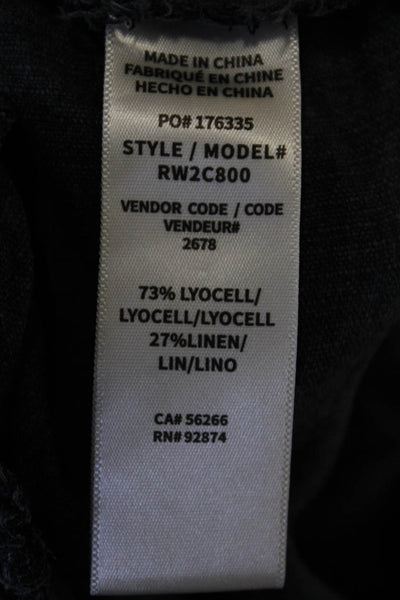 Splendid Womens Drawstring Waist Pocketed Casual Pants Dark Blue Size XS
