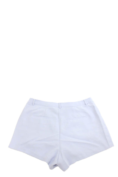 Good American Womens Luxe Suiting Trouser Shorts - Glass001 Size 15