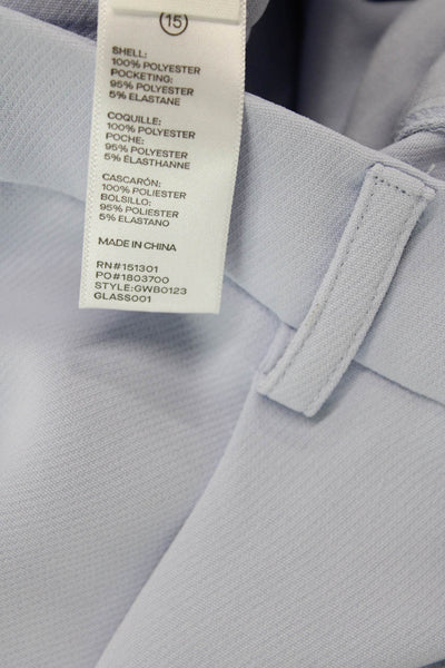 Good American Womens Luxe Suiting Trouser Shorts - Glass001 Size 15