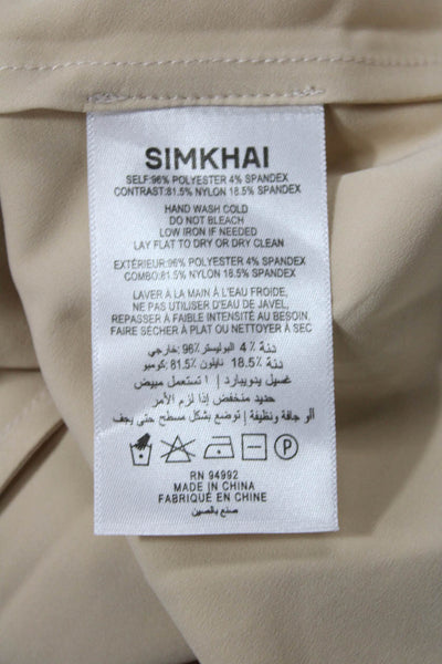 Night Night by Jonathan Simkhai Womens Scarlett Cowl Neck Cami - Champagne Size