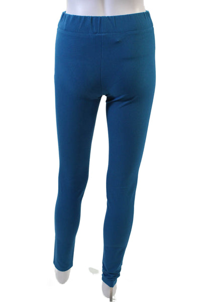 Joseph Womens Pull On High Rise Slim Legging Pants Blue Cotton Size EUR 34
