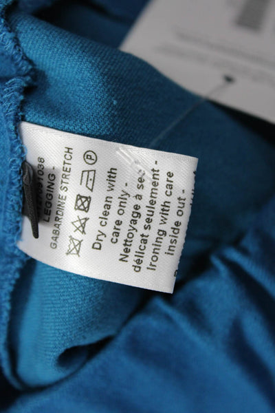 Joseph Womens Pull On High Rise Slim Legging Pants Blue Cotton Size EUR 34