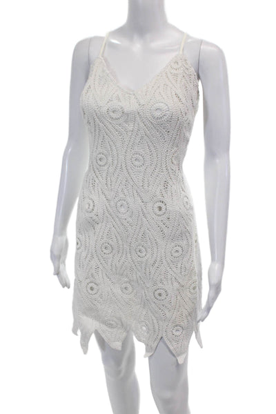Chloe Kristyn Womens Valencia Dress - Off White Size M