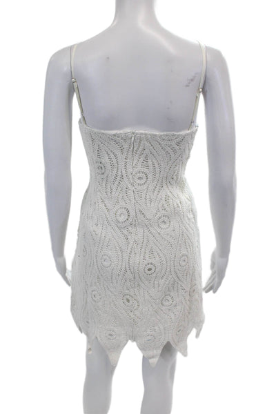 Chloe Kristyn Womens Valencia Dress - Off White Size M
