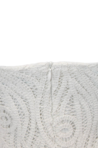 Chloe Kristyn Womens Valencia Dress - Off White Size M