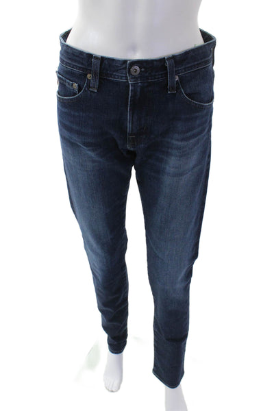 AG Women's Midrise Five Pocket Medium Wash Straight Leg Denim Pants Size 29