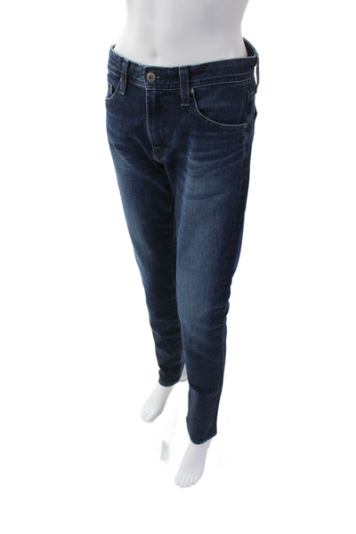 AG Women's Midrise Five Pocket Medium Wash Straight Leg Denim Pants Size 29