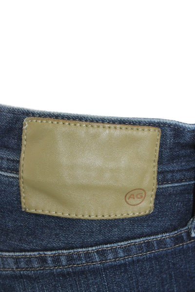AG Women's Midrise Five Pocket Medium Wash Straight Leg Denim Pants Size 29