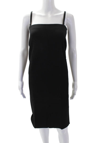 Another Tomorrow Womens Compact Knit Convertible Dress - Black Size S