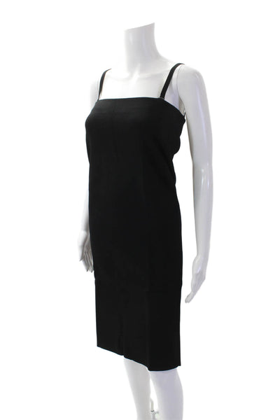 Another Tomorrow Womens Compact Knit Convertible Dress - Black Size S
