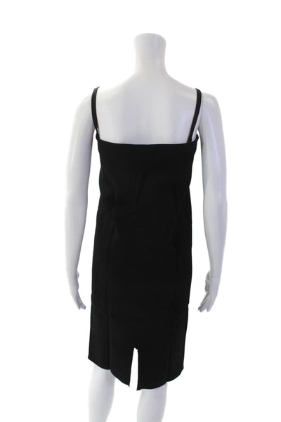Another Tomorrow Womens Compact Knit Convertible Dress - Black Size S