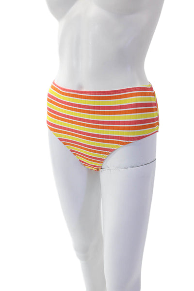 Solid & Striped Womens Lilo Bikini Bottoms - Sorbet Stripe Size XS