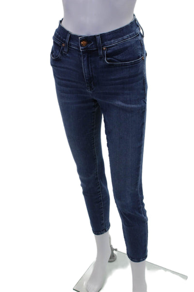 AYR Womens High Rise The Chiller Skinny Leg Jeans Blue Cotton Size 28