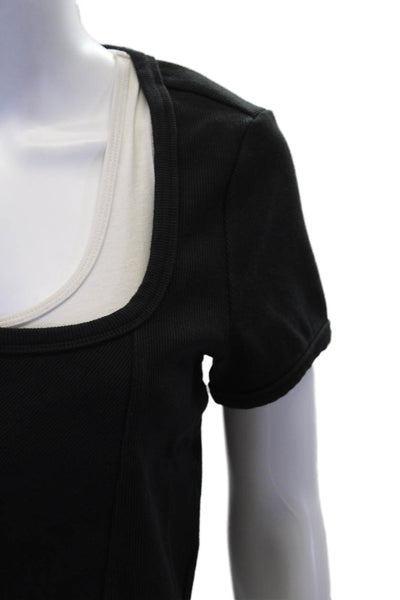ABRAND Womens Angel Top - Black Size XL