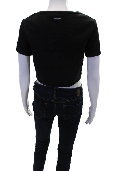 ABRAND Womens Angel Top - Black Size XL