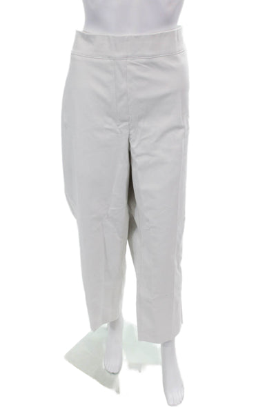 SPANX Womens On-the-Go Ankle Slim Straight Pants - Classic White Size 3X