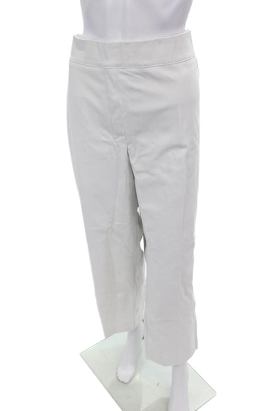 SPANX Womens On-the-Go Ankle Slim Straight Pants - Classic White Size 3X