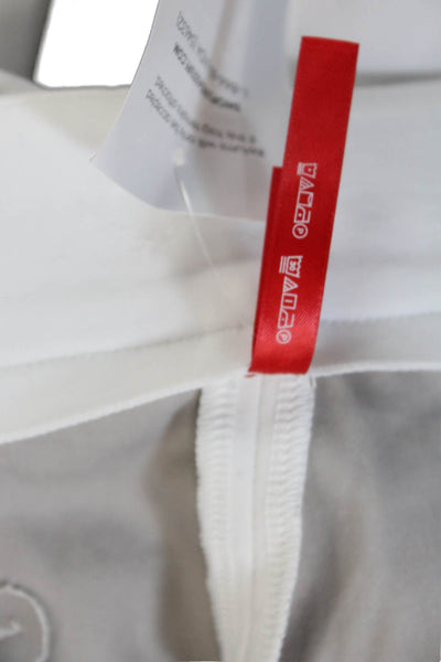 SPANX Womens On-the-Go Ankle Slim Straight Pants - Classic White Size 3X