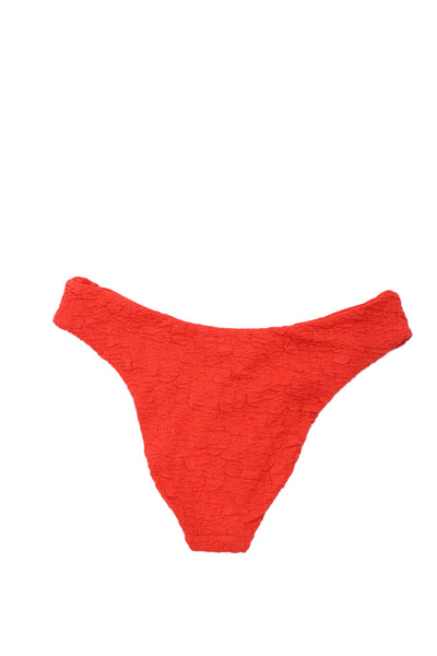 MARA HOFFMAN Womens Cece Bikini Bottoms - Red Size XL