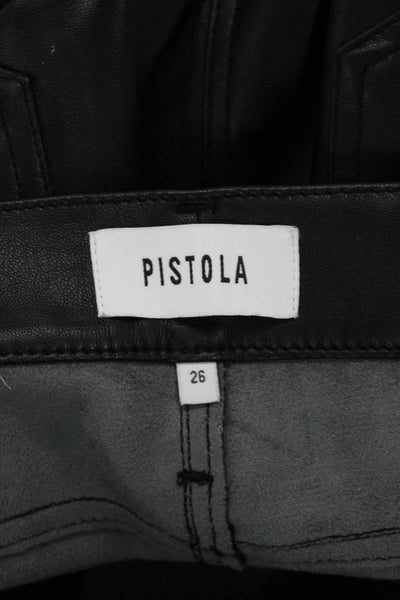 Pistola Denim Womens Lennon Pants - Slate Black Size 26