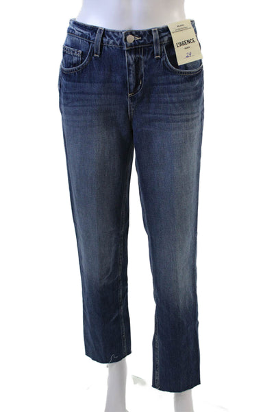 L'AGENCE Womens Milana Low Rise Stovepipe Jeans - Brentwood Size 24