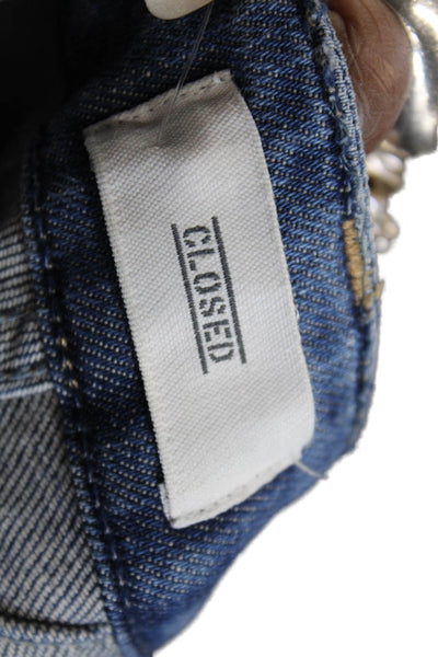 Closed Womens Zipper Fly High Rise Medium Wash Skinny Jeans Blue Denim Size 25