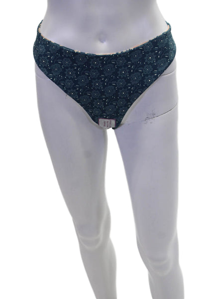 THE GREAT. Womens The Reversible Cheeky Briefs - Bay Oasis Floral Bandana Daisy