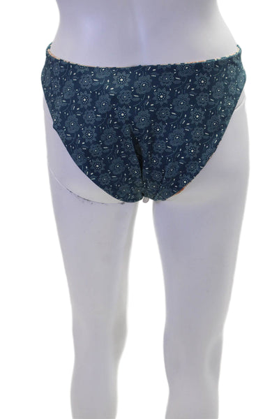 THE GREAT. Womens The Reversible Cheeky Briefs - Bay Oasis Floral Bandana Daisy