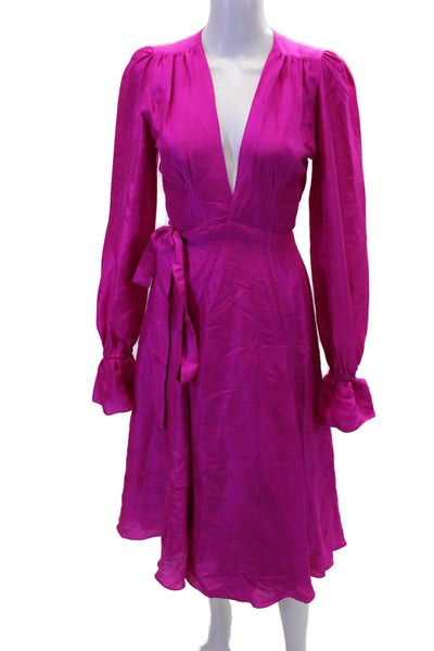 Azeeza Womens Willow Dress - Magenta Size XS