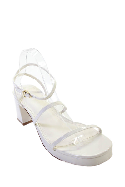 Larroudé Womens Gio Sandals - Ivory Size 11