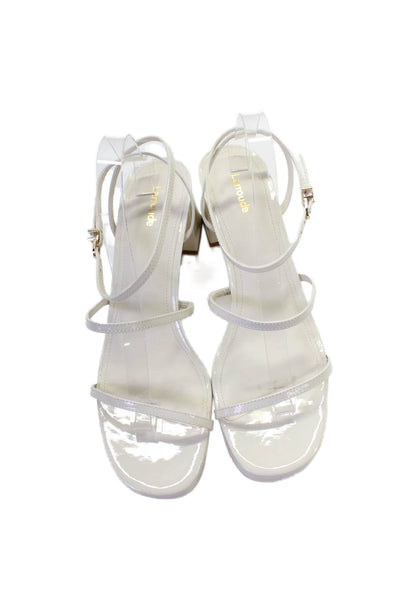 Larroudé Womens Gio Sandals - Ivory Size 11