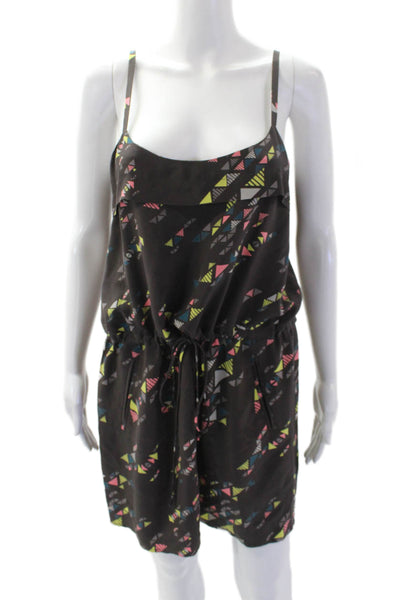 Dolce Vita Womens Textured Spaghetti Strap Scoop Neck Tank Top Brown Size M