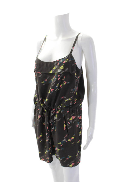 Dolce Vita Womens Textured Spaghetti Strap Scoop Neck Tank Top Brown Size M