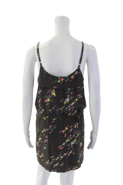 Dolce Vita Womens Textured Spaghetti Strap Scoop Neck Tank Top Brown Size M