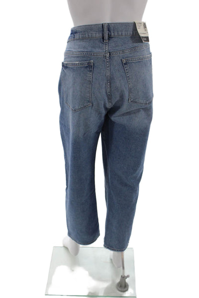 DL1961 Womens Patti Straight Maternity Ankle Jeans - Reef Size 33