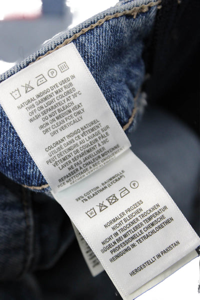 DL1961 Womens Patti Straight Maternity Ankle Jeans - Reef Size 33